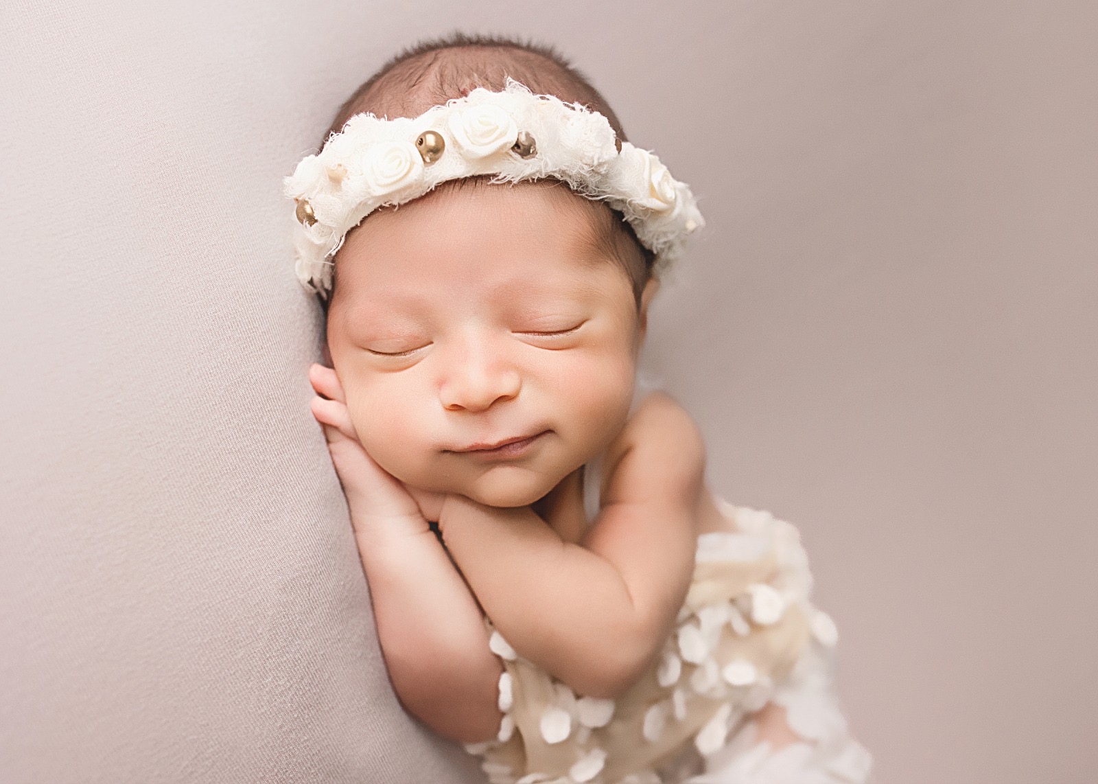 Mila as a newborn